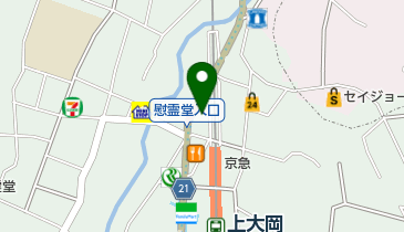 Crefus上大岡校の地図画像
