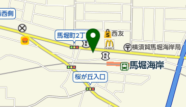ヘアースタジオマジック馬堀海岸店の地図画像