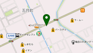 からあげ亭の地図画像