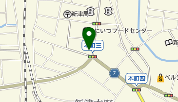SSJツアーズ新津店の地図画像