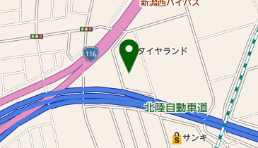 スポーツガーデン新潟の地図画像