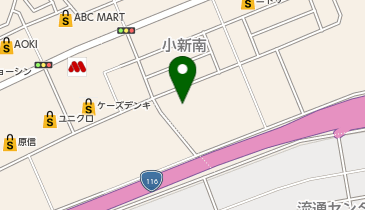 新潟ドームスラッガーズパークの地図画像