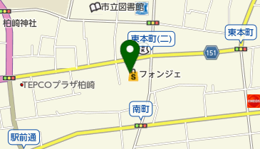 サラダ館柏崎フォンジェ店の地図画像