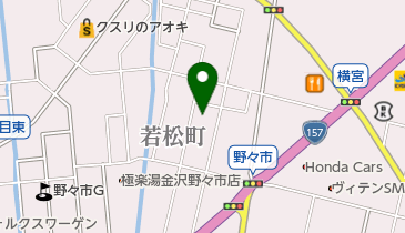 かなざわ家電サービスの地図画像