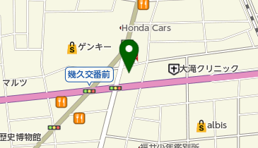 日産プリンス福井販売株式会社 幾久店の地図画像