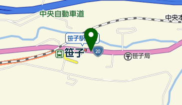 ゆうりん株式会社笹子営業所の地図画像