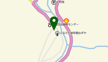 飯田市 上村まつり伝承館天伯の地図画像