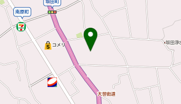 須坂坂田郵便局の地図画像