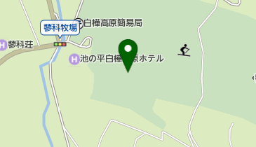 白樺国際スキー場パトロールの地図画像