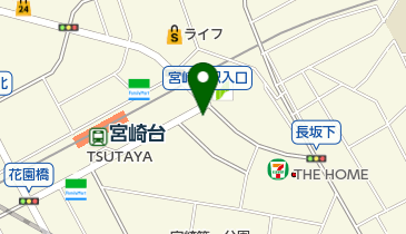 ヤマハ音楽教室宮崎台センターの地図画像