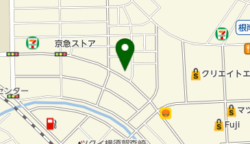 オクターヴ 根岸センターの地図画像