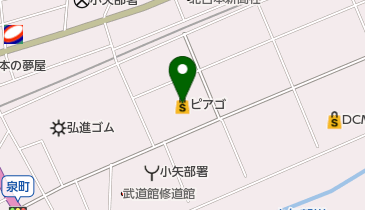 クリーニングの白光舎ピアゴ小矢部店の地図画像