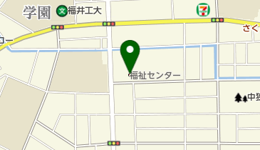 福井県社会福祉センターの地図画像