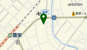 歌代クリーニング店の地図画像