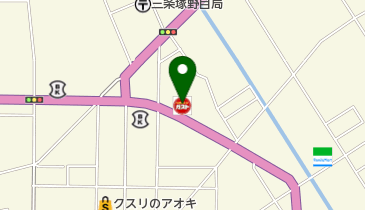 ガスト 東三条店の地図画像
