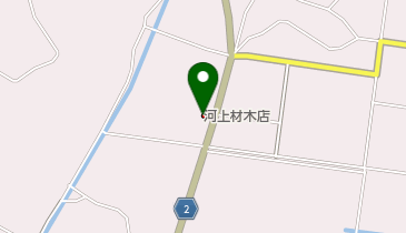 河上材木店の地図画像