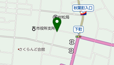 やまこし寝具店の地図画像