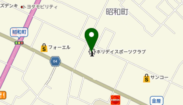 ホリデイスポーツクラブ高岡の地図画像