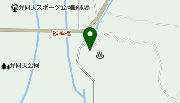 弁天温泉の地図画像