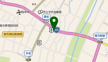 山武道具店の地図画像