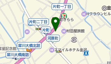 半兵エ金沢片町店の地図画像