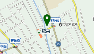 かなやタクシーの地図画像