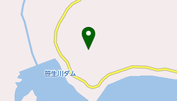 福井県 笹生川ダム監視所の地図画像