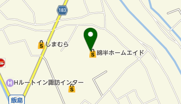 ペットショップAZ諏訪店の地図画像