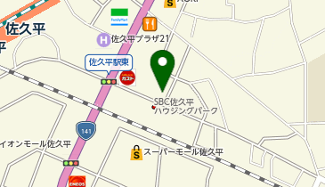 長野県家庭教師協会佐久事務局の地図画像