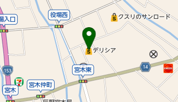 ピカピカ王国アップルランドデリシア辰野店の地図画像