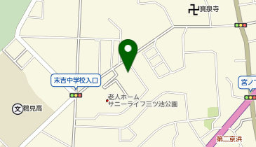 障害者グループホームハーバー鶴見の地図画像
