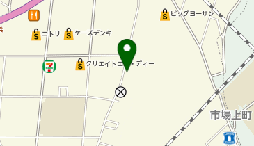 元宮自治会館の地図画像