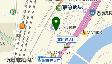 ブランド楽市鶴見店の地図画像