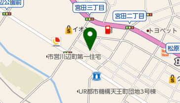 ふれあい接骨院の地図画像
