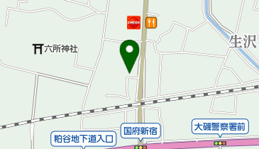 国府福音キリスト教会の地図画像