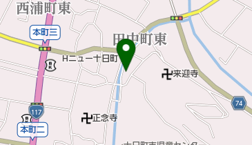 いなりや整骨院の地図画像