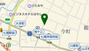 十三屋菓子舗の地図画像