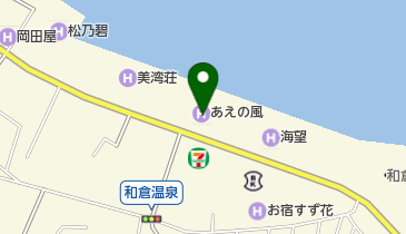 あえの風婚礼受付の地図画像