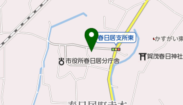 笛吹市 春日居児童センターの地図画像