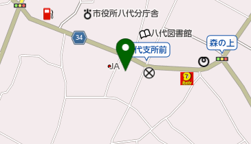 笛吹市 八代児童センターの地図画像