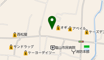 新・洗濯生活甲州店の地図画像