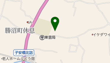甲州市 東雲ふれあい親子館の地図画像