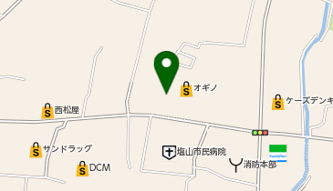 株式会社オギノ 甲州店の地図画像