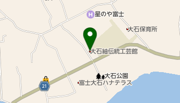 富士河口湖町役場 富士河口湖町 大石紬伝統工芸館の地図画像