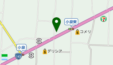クリーニングよねくら NEXT小泉店の地図画像