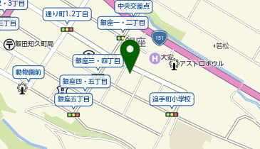 いいだ会館貸ホールの地図画像