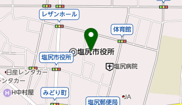 塩尻市 市役所 長寿課の地図画像