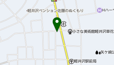 義松屋ブライダルハウス軽井沢の地図画像