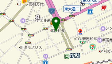 株式会社阪急交通社新潟支店の地図画像