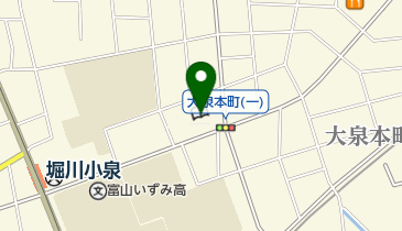 富山市立 堀川公民館の地図画像